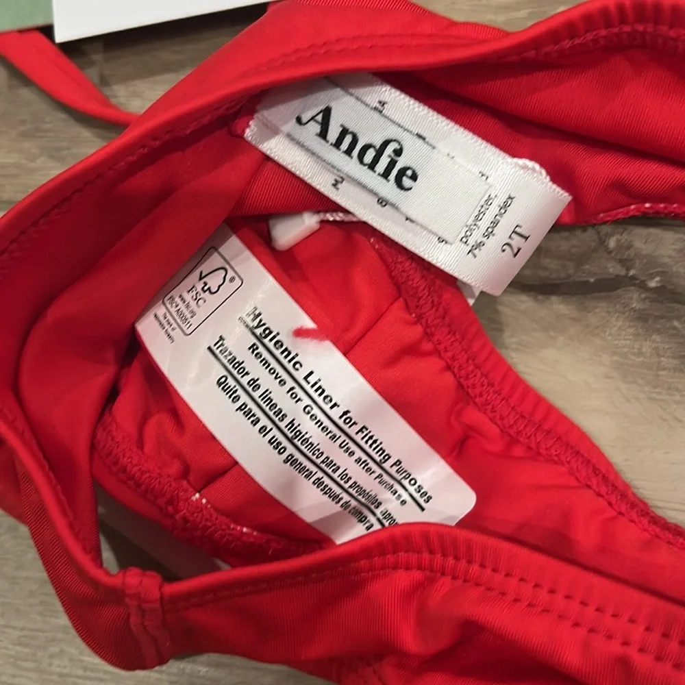 NWT Andie Swim Kids Youth Bikini Set